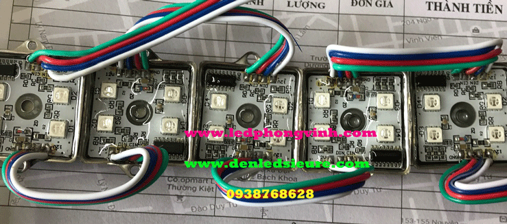 LED MODULE 4 BÓNG FULL COLOR IC 6803