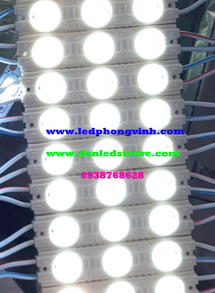 LED MODULE 3 BÓNG LÚP 2835 TRẮNG/VÀNG