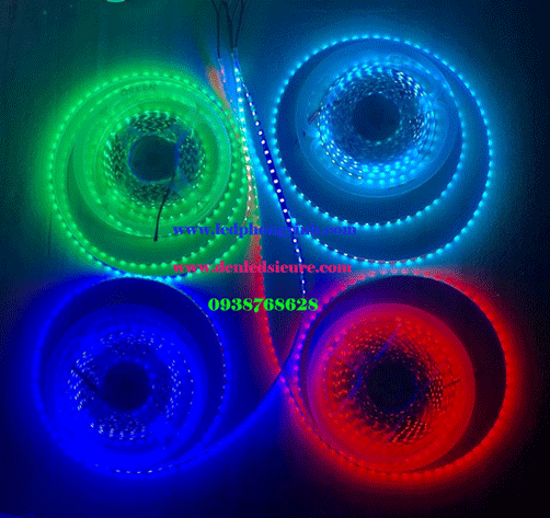LED DÂY 5MM 12V 2835 120 BÓNG ĐỎ, XANH DƯƠNG,XANH LÁ· (BẢN HẸP)